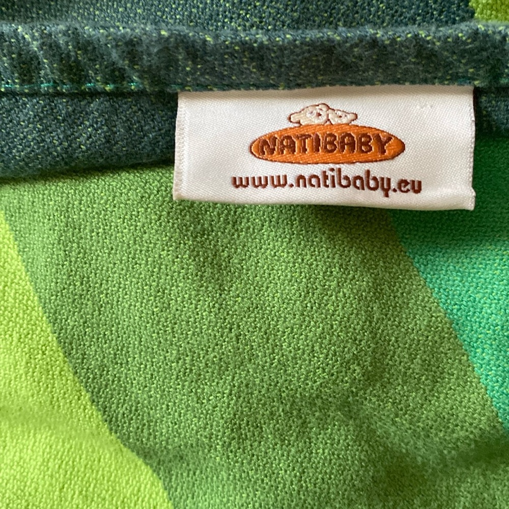 Natibaby 100% cotton woven wrap - size 5